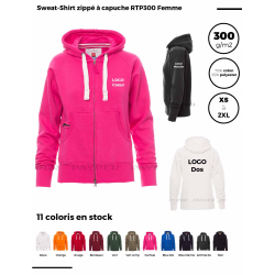 Sweat-Shirt zippée à capuche RTP300 Femme