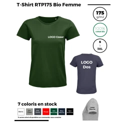 T-Shirt RTP175 Bio Femme
