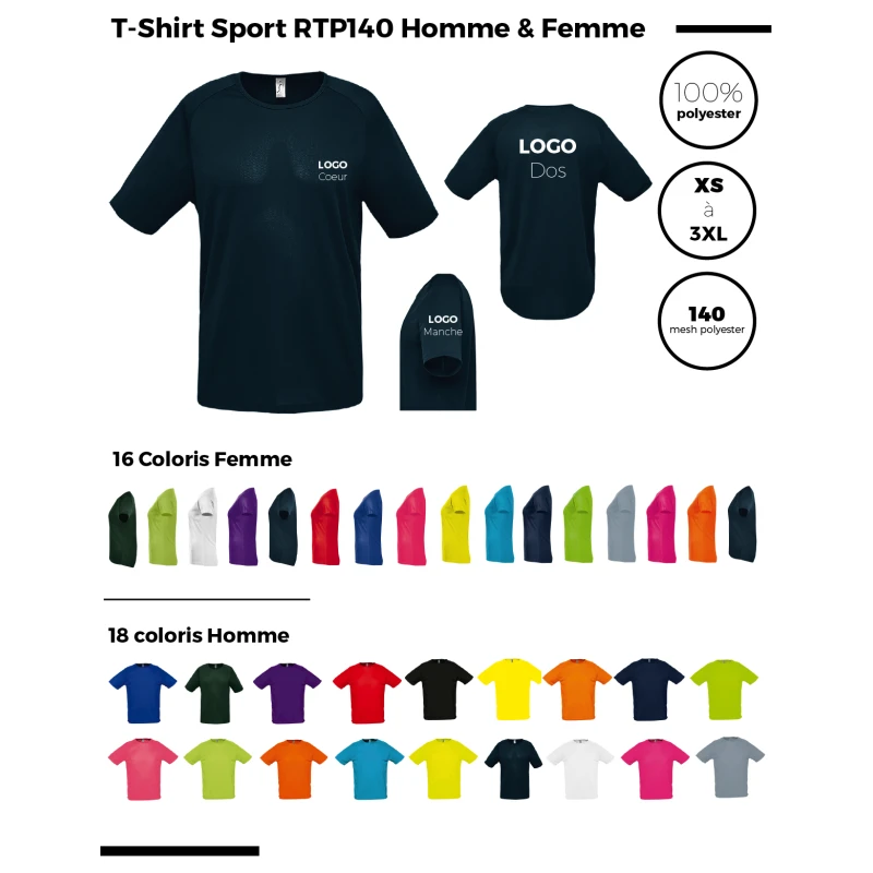 T-Shirt sport RTP140