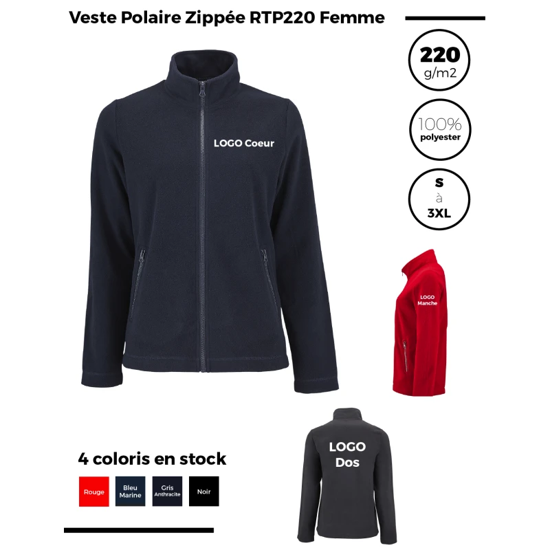 Veste Polaire Zippée RTP220 Femme