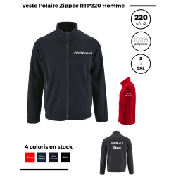Veste Polaire Zippée RTP220 Homme