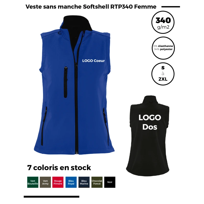 Veste sans manche Softshell RTP340 Femme