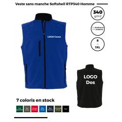 Veste sans manche Softshell RTP340 Homme