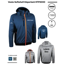 Veste Softshell Déperlant RTP3000