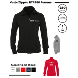 Veste Zippée RTP280 Femme