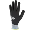 Gants nitrile mousse tout enduits noirs