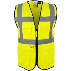 Gilet de signalisation RTP120 multi poches avec fermeture à glissière