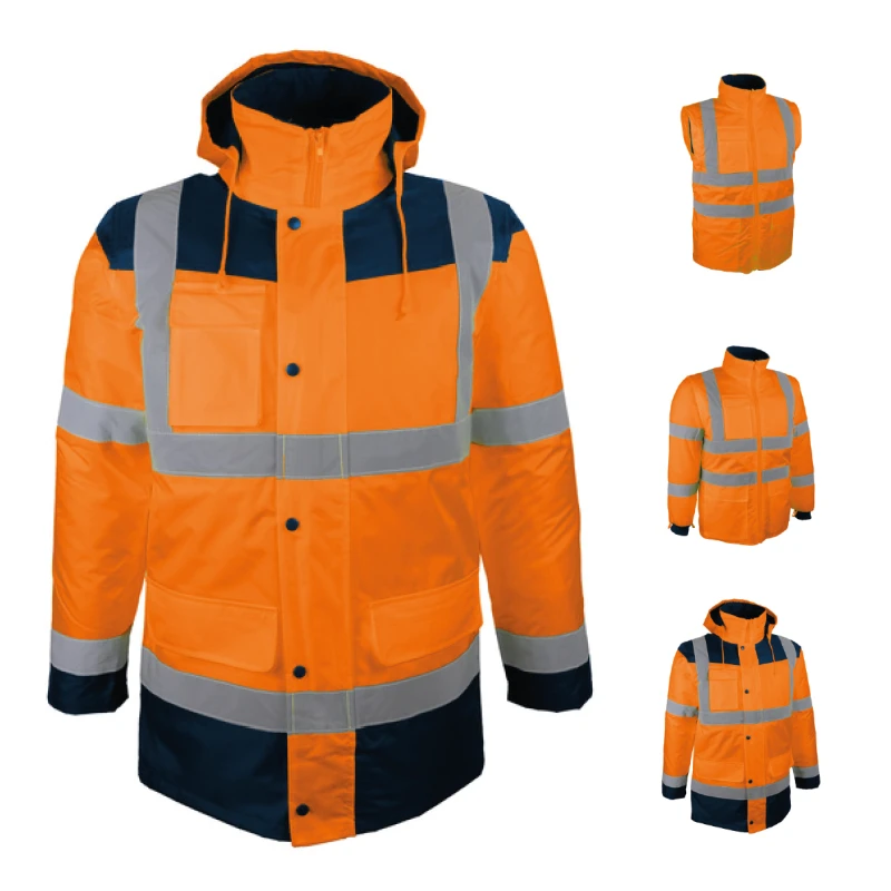 Parka 4 en 1 haute visibilité RTP300D