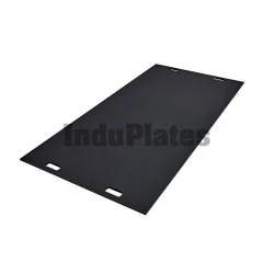 Plaque de roulage 1000x2000x15mm PE-HD 4 poignées
