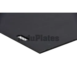 Plaque de roulage 1000x2000x15mm PE-HD 4 poignées