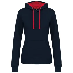 Sweat-Shirt à capuche contrastée RTP280 Femme