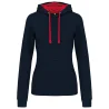 Sweat-Shirt à capuche contrastée RTP280 Femme