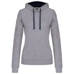 Sweat-Shirt à capuche contrastée RTP280 Femme