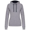 Sweat-Shirt à capuche contrastée RTP280 Femme
