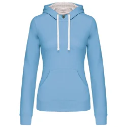 Sweat-Shirt à capuche contrastée RTP280 Femme