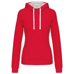 Sweat-Shirt à capuche contrastée RTP280 Femme