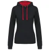 Sweat-Shirt à capuche contrastée RTP280 Femme