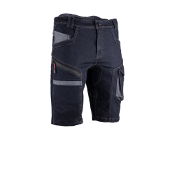 Bermuda denim stretch multipoche RTP380 Homme
