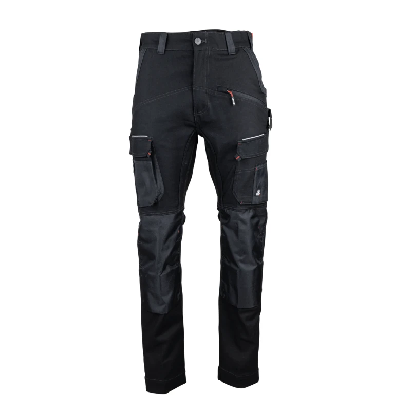 Pantalon stretch bicolore LMA avec poches genouillères RTP300