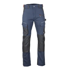 Pantalon stretch bicolore LMA avec poches genouillères RTP300