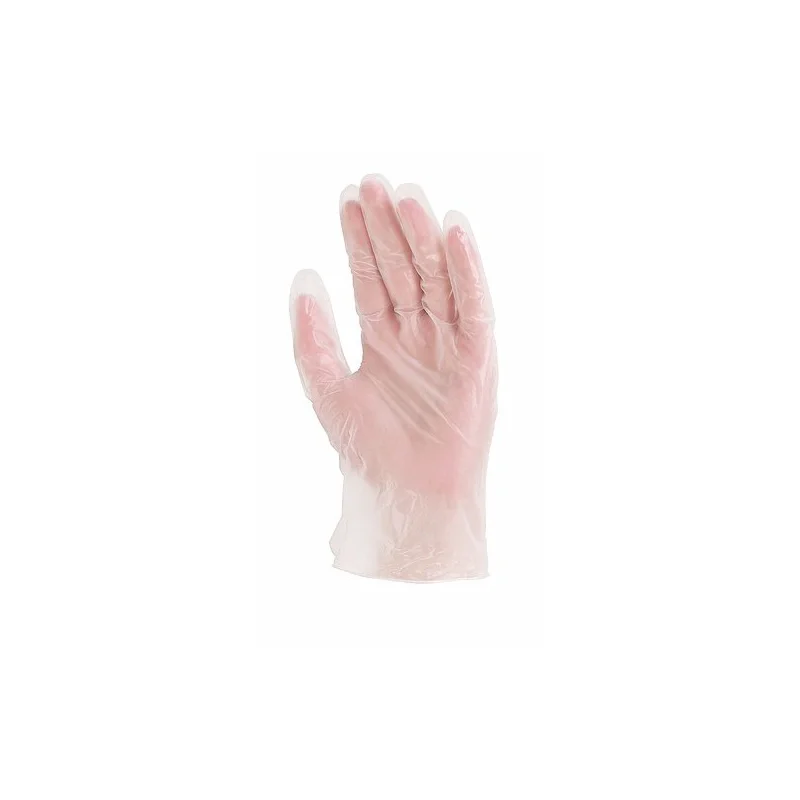 Lot de 100 gants vinyle jetables taille 10