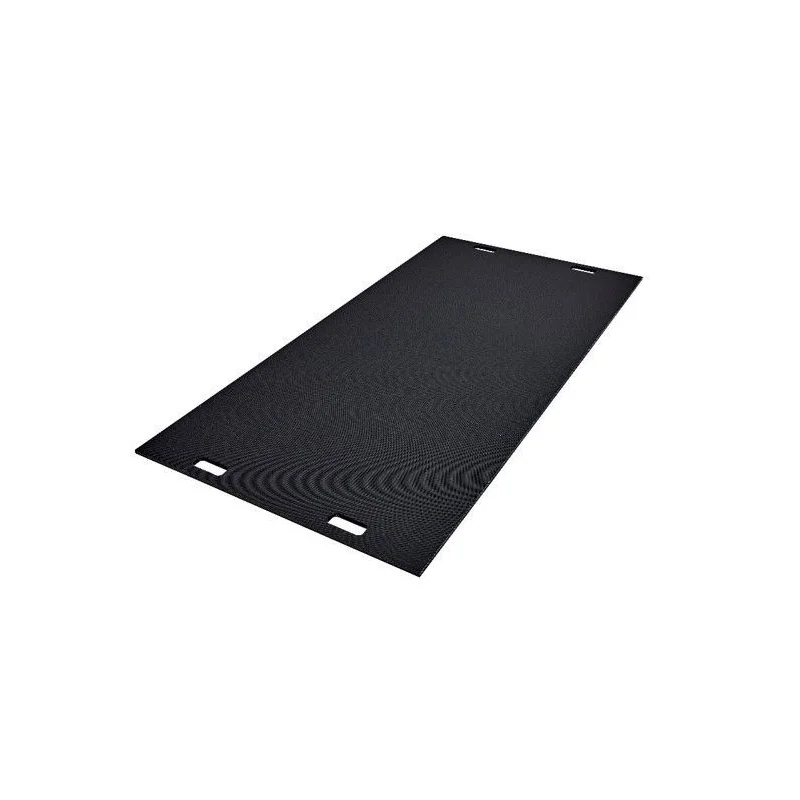 Plaque de roulage 1000x2000x15mm PE-HD 4 poignées