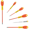 Tournevis isolés avec testeur, lot de 6, Stanley Tournevis isolés avec testeur, lot de 6, Stanley