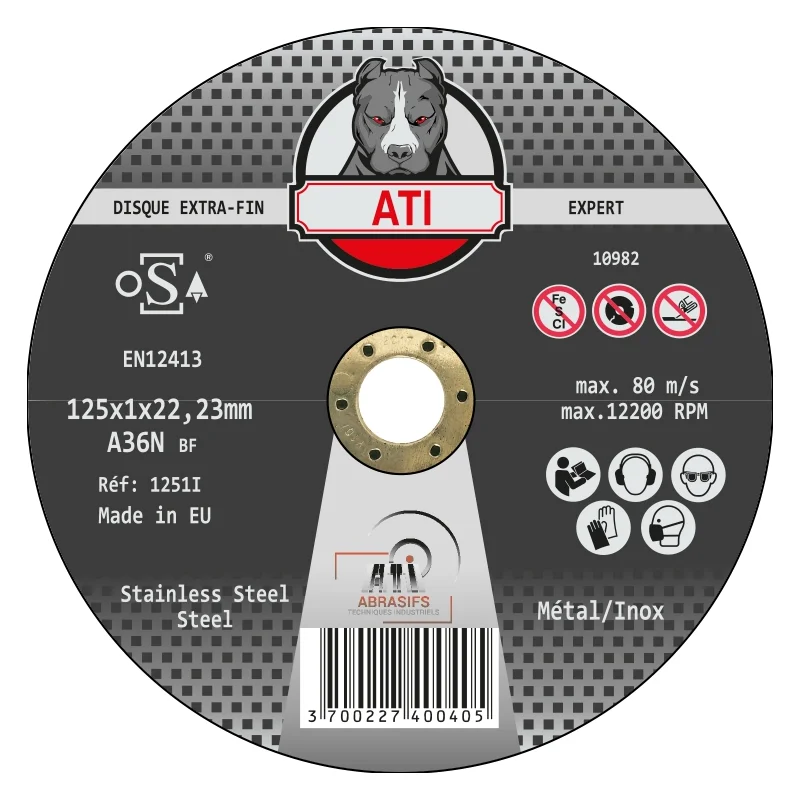 Disque à tronçonner Inox ATI