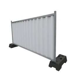 Panneau mobile de chantier blanc