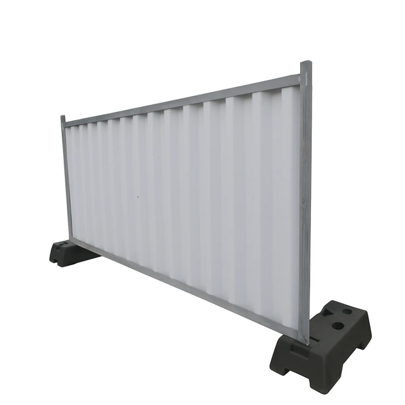 Panneau mobile de chantier blanc