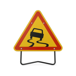 Panneau AK4 Chaussée glissante