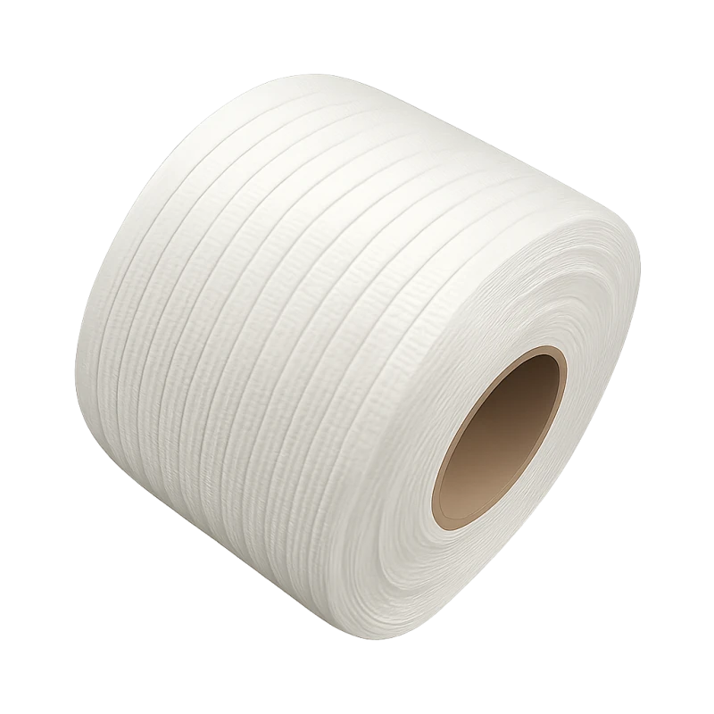 Feuillard textile blanc