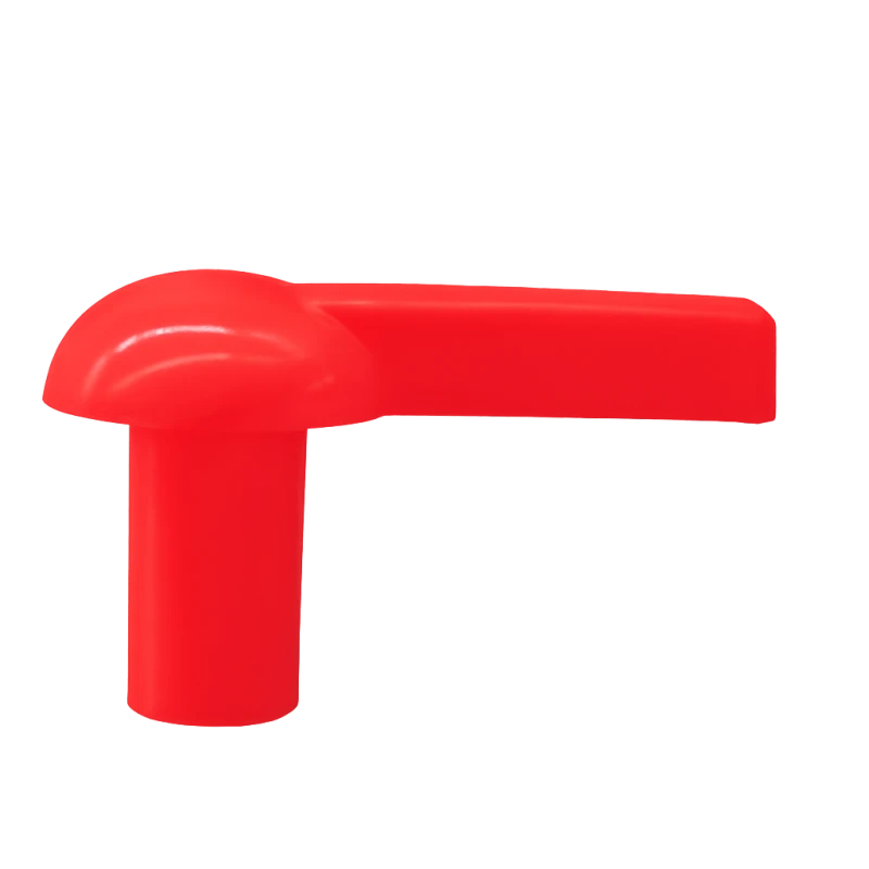 Bouchon pour piquet porte lanterne 14mm Rouge