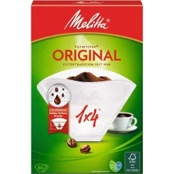 Filtres à café blanc n°4 x80 56 g/m²