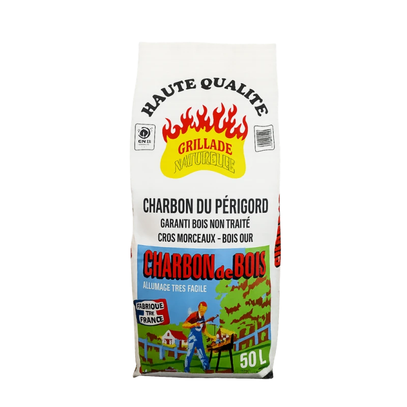 Charbon de bois professionnel 50L