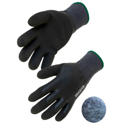 Gants nylon enduits latex double couche, doublé acrylique, Jauge 13