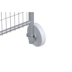 Roue pour clôture mobile