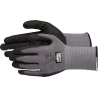 Gants nitrile mousse noirs et gris Patrick
