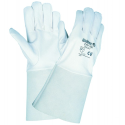 Gants de soudeur cuir manchette longue T10