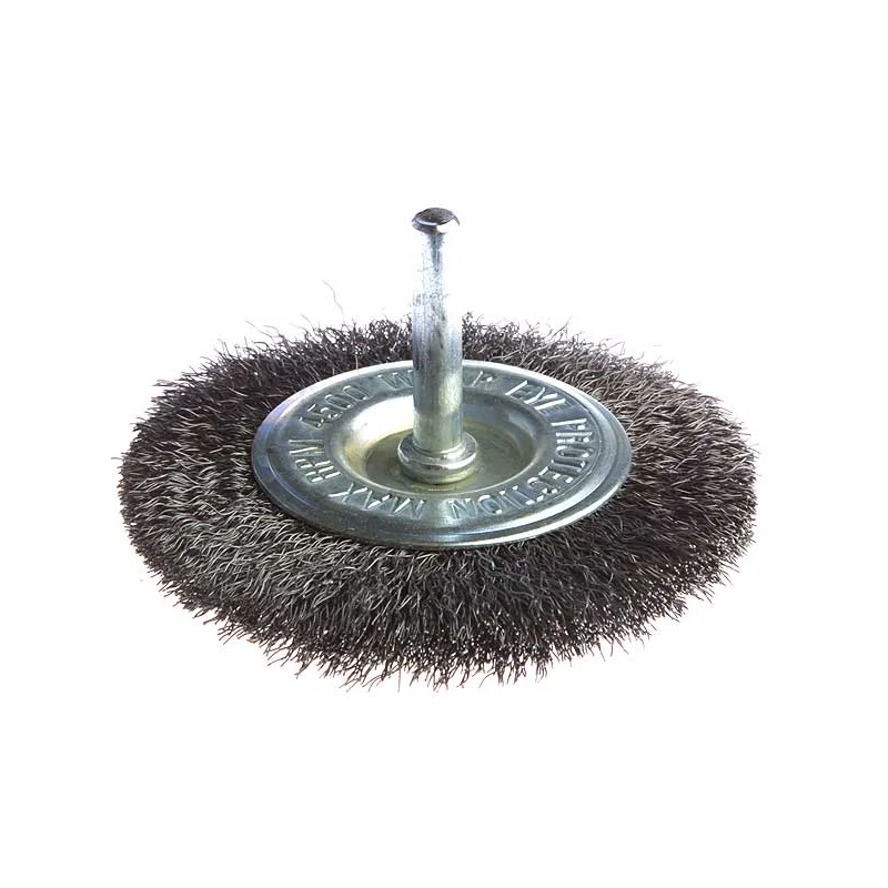 Brosse circulaire à fils ondulés pour perceuses Makita diamètre 75mm