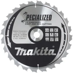Lame carbure Makita diamètre 235mm forme 48 dents