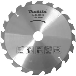 Lame carbure Makita diamètre 235mm forme 60 dents