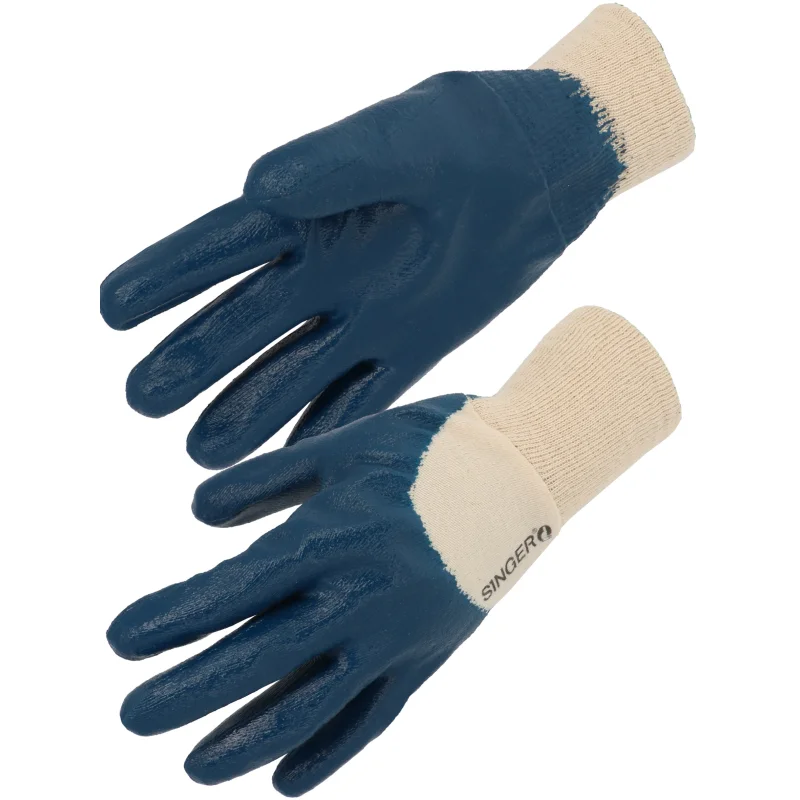 Gants enduits nitrile enduction légère
