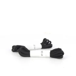 Lacets polyester noirs sous bague pour chaussures de sécurité S.24 LACBAG