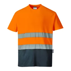 T-shirt haute visibilité coton bicolore RTP175
