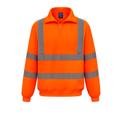 Sweat-shirt haute visibilité 1/4 zip RTP280