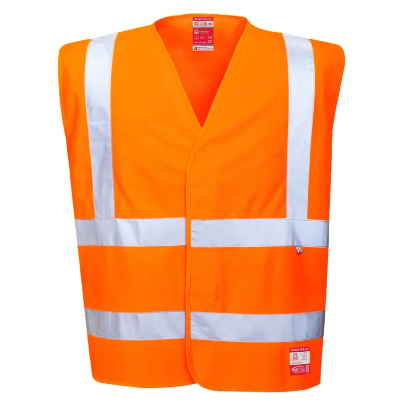 Gilet antistatique et flamme résistant haute visibilité RTP120