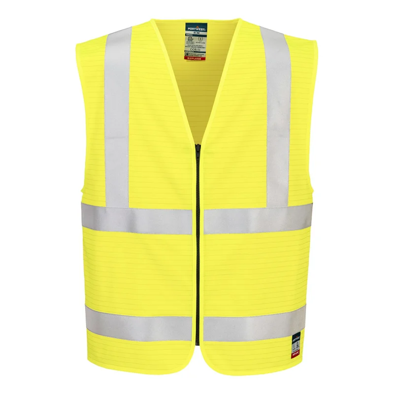 Gilet zippé Bizflame haute visibilité RTP120
