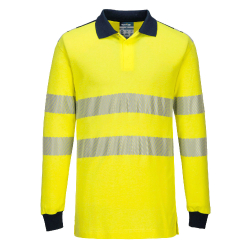 Polo manches longues Modaflame PW3 haute visibilité RTP210