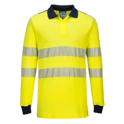 Polo manches longues Modaflame PW3 haute visibilité RTP210